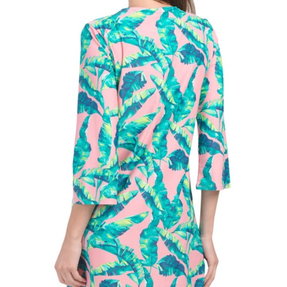 NWT CABANA LIFE Upf 50 Palm Cover-up Dress M - Picture 4 of 10